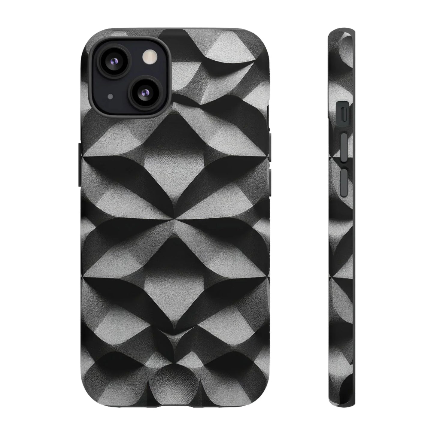 3D Geometric Phone Case for iPhone 8–16 Models - KarArmDesign