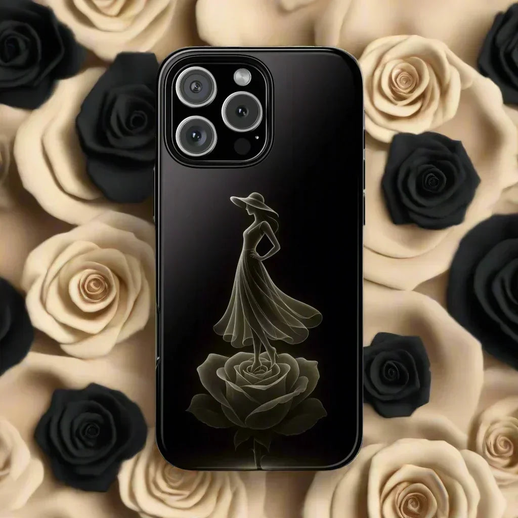 Elegant Woman Phone Case for iPhone 12-16 and Samsung Galaxy S20-S25 Models - KarArmDesign