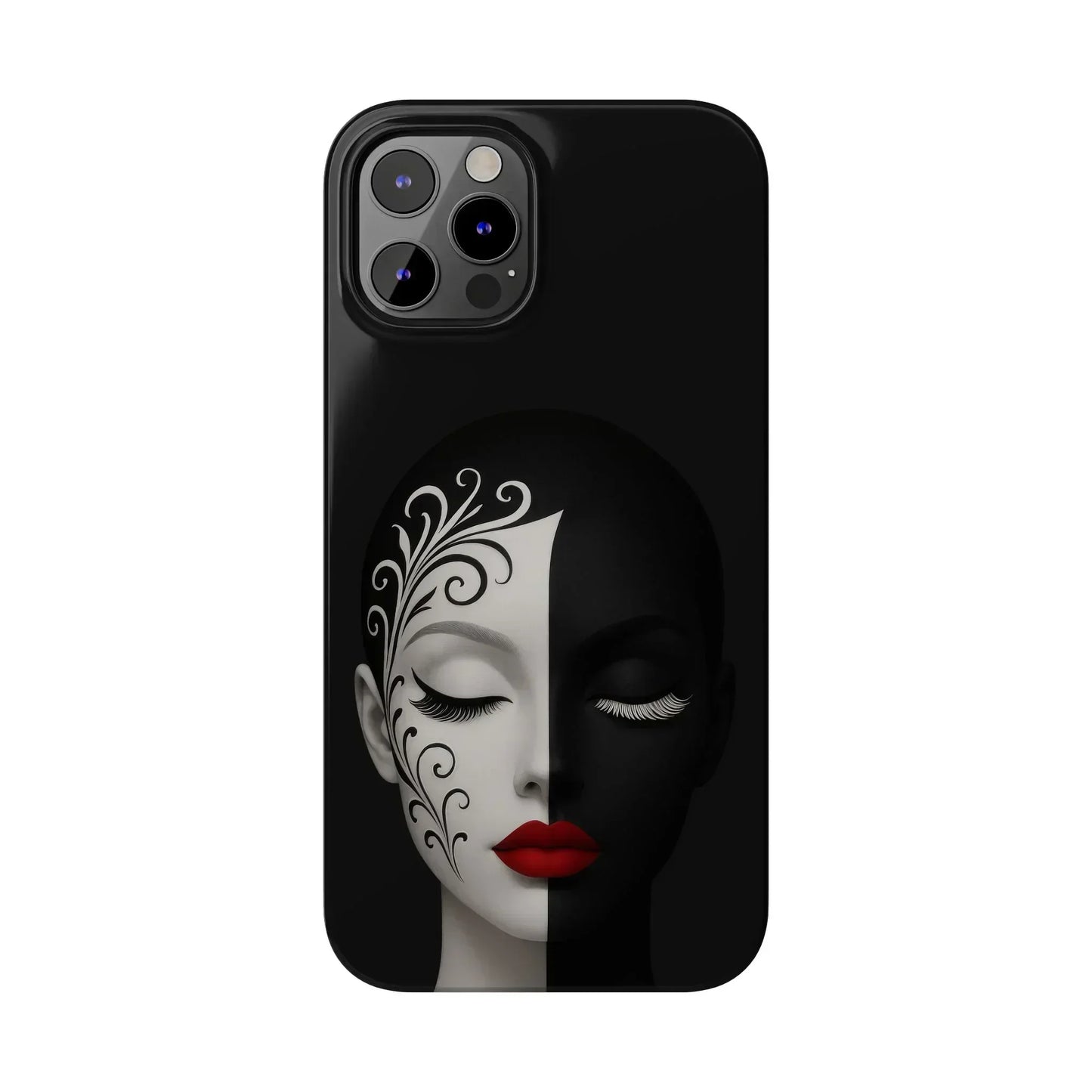 Artistic Head Design Phone Case for iPhone 7-16 Models - KarArmDesign