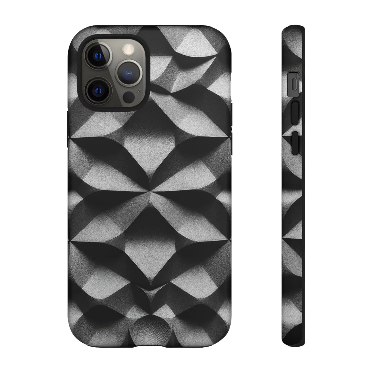 3D Geometric Phone Case for iPhone 8–16 Models - KarArmDesign