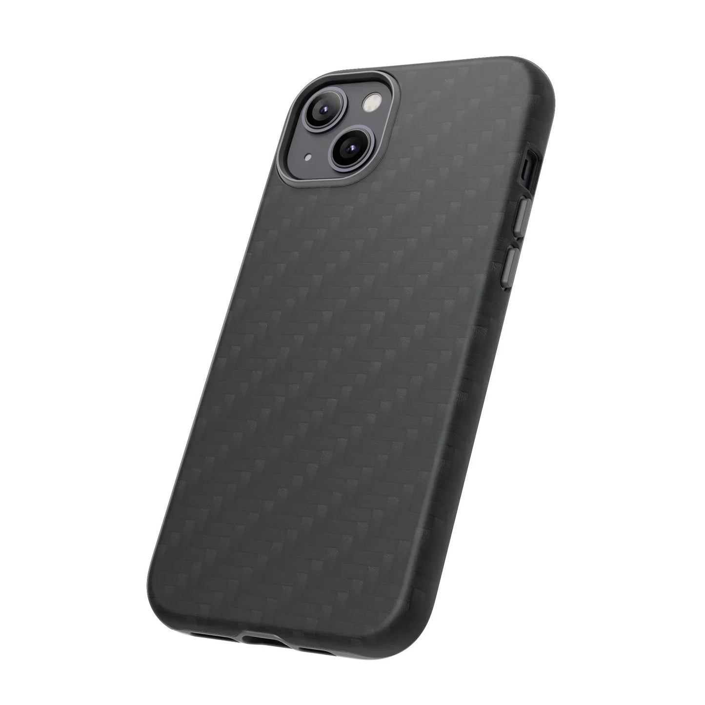 Black Carbon Phone Case Tough Case for iPhone 8-16 and Google Pixel up to 9 Models - KarArmDesign