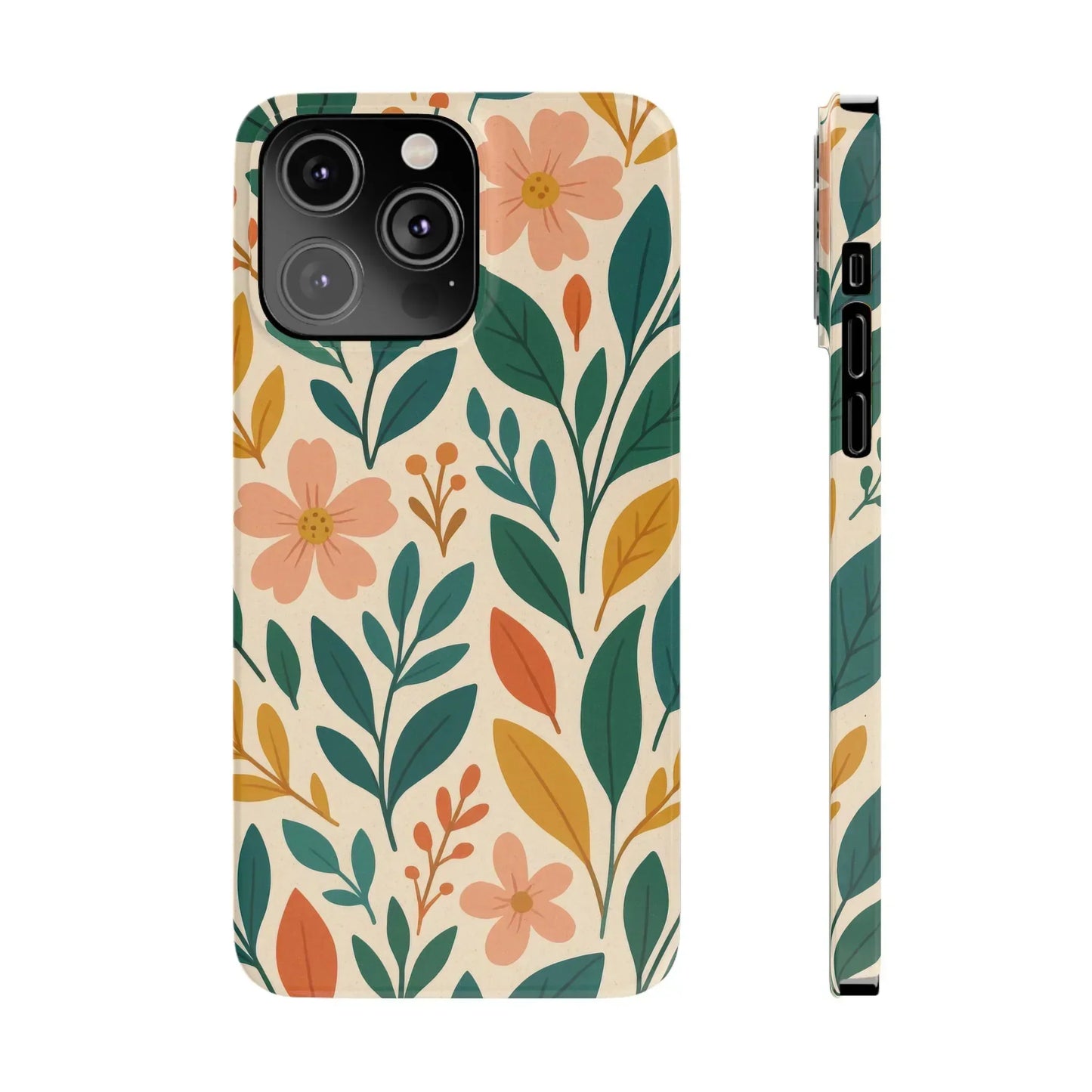 Floral Harmony Phone Case for iPhone 7-16 Models - KarArmDesign