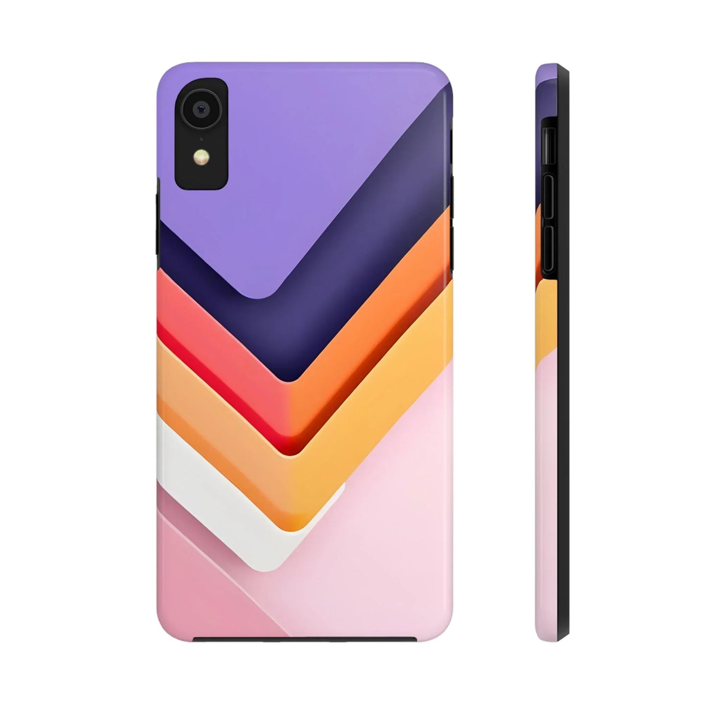 Vibrant Geometric Chevron Phone Case for iPhone and Samsung Galaxy - KarArmDesign