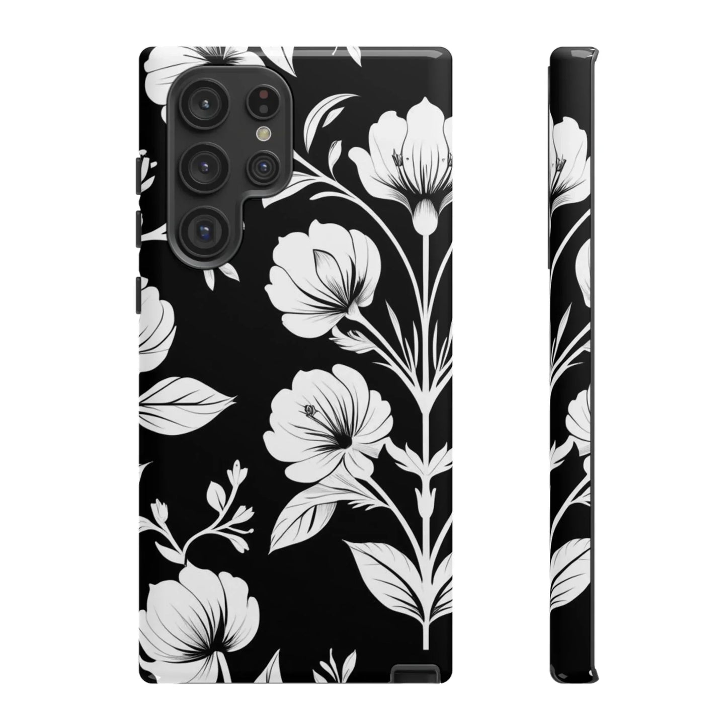 ElegantFloral Phone Case for Samsung Galaxy S10-S25 Models - KarArmDesign