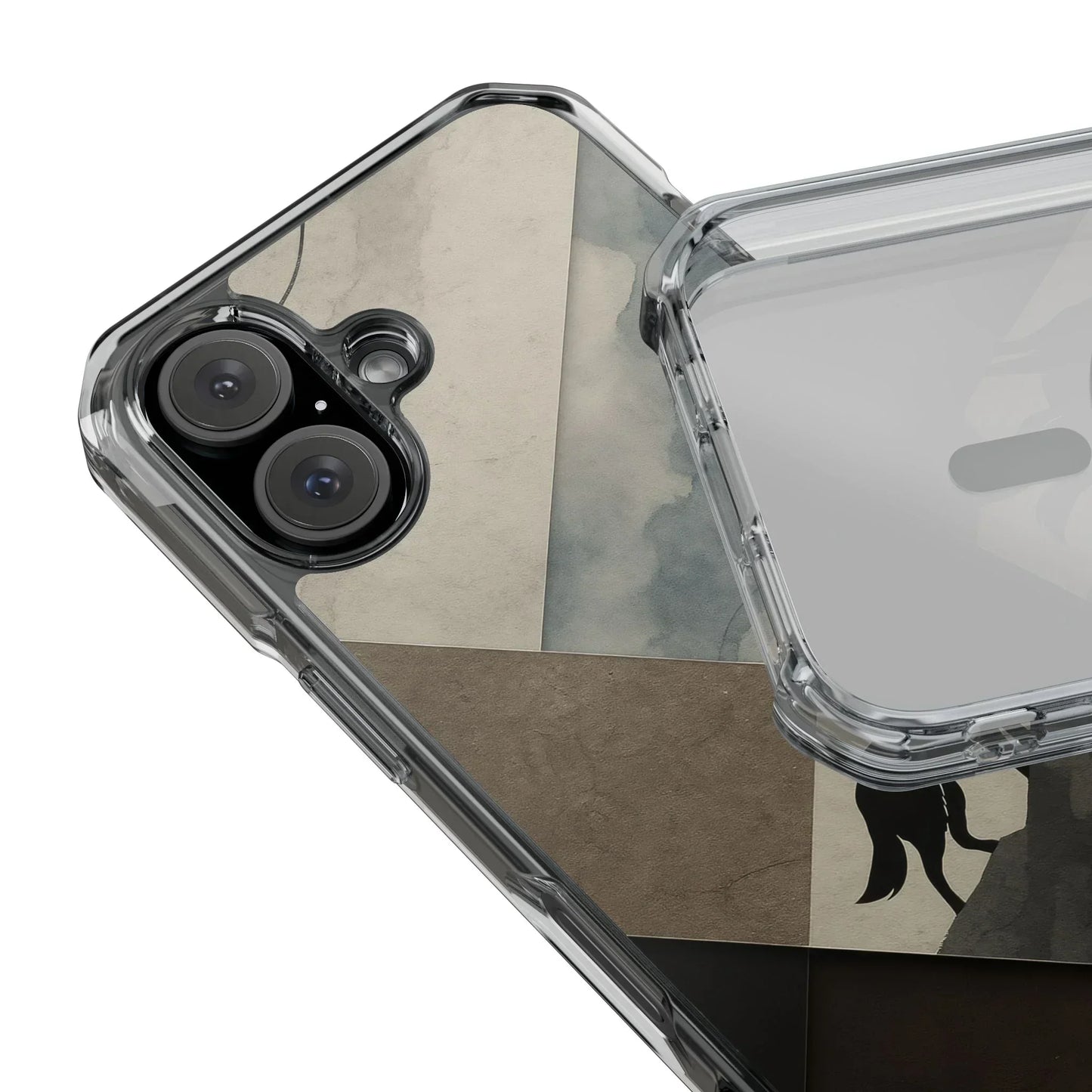 Wolf Silhouette Phone Case for iPhone 14-16 Models - KarArmDesign
