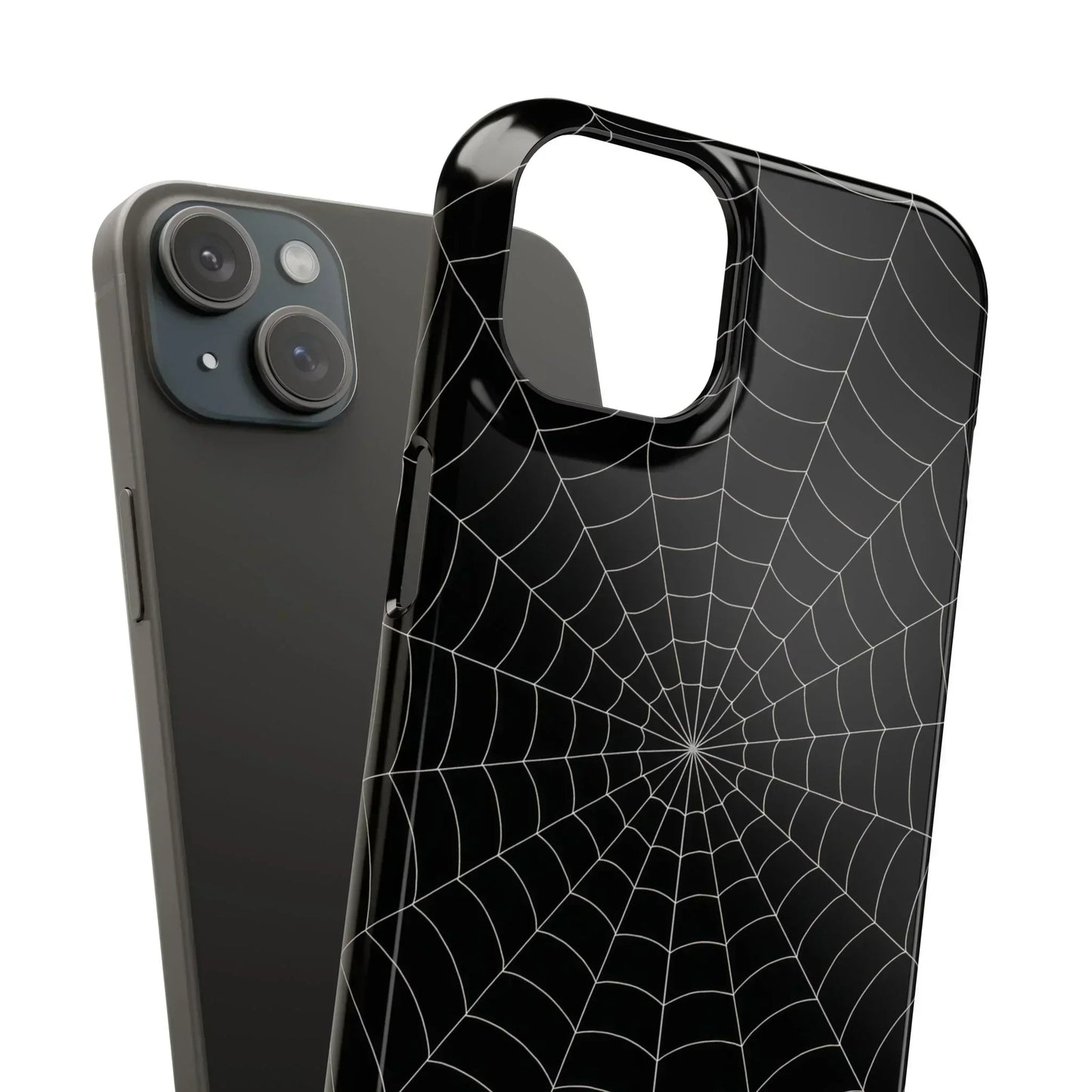 Spider Web Phone Case Slim Cases for iPhone 12-16 Models - KarArmDesign