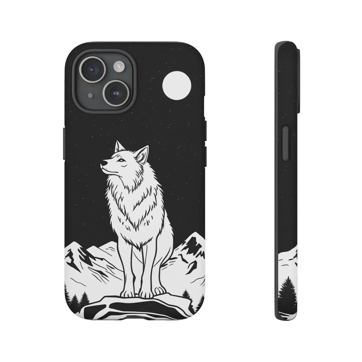 Majestic Wolf Phone Case for iPhone and Samsung Galaxy - KarArmDesign