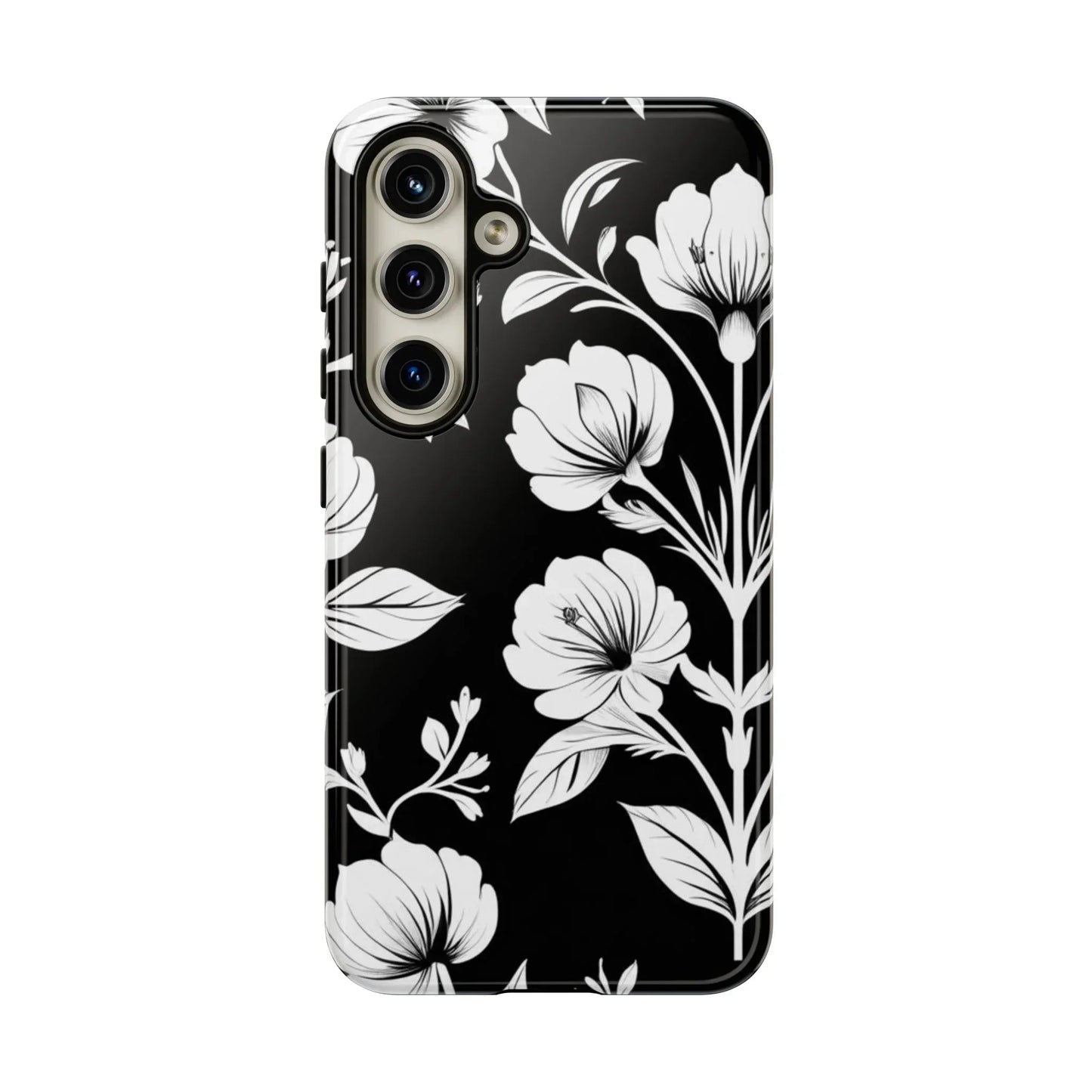 ElegantFloral Phone Case for Samsung Galaxy S10-S25 Models - KarArmDesign
