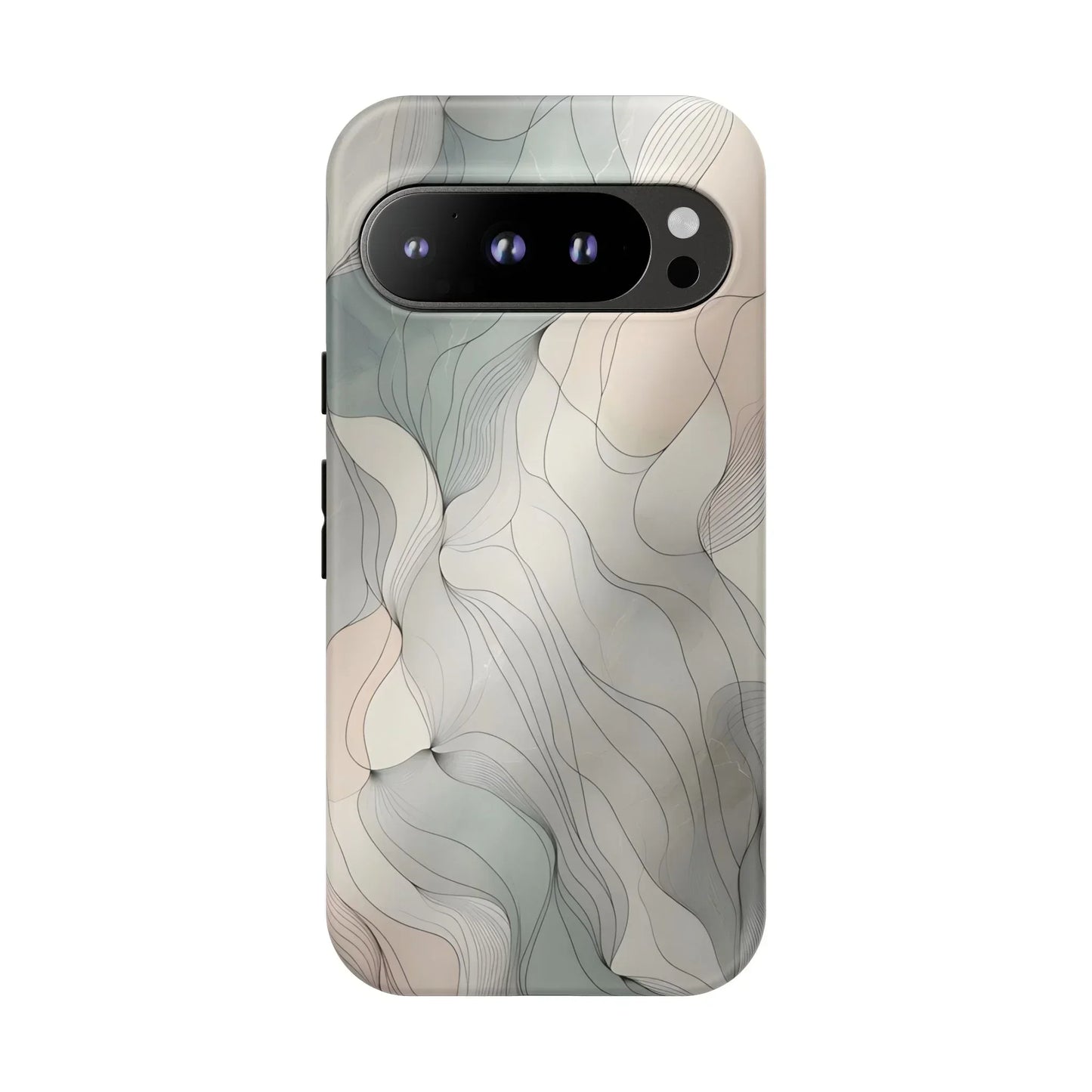 Pastel Wave Phone Case – Minimalist Design for iPhone & Pixel - KarArmDesign