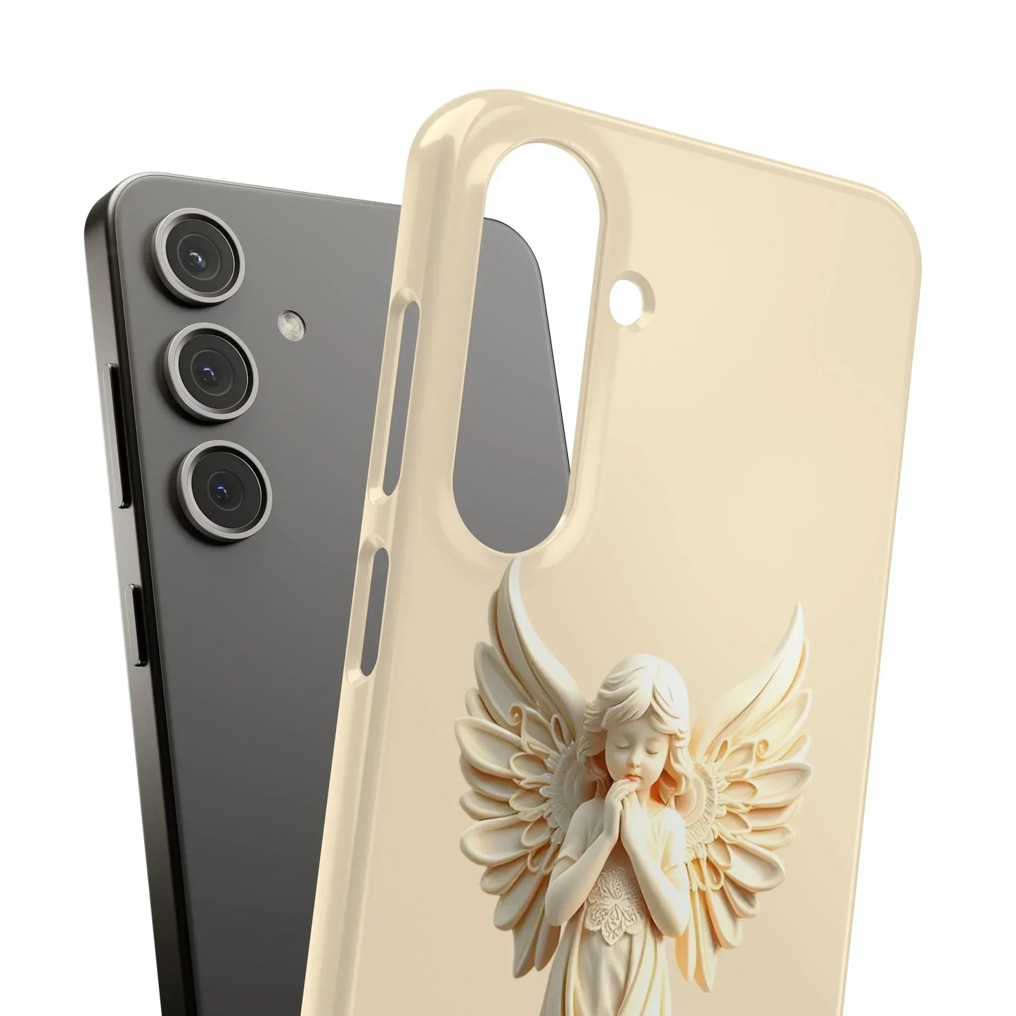 Heavenly Angel Phone Case for iPhone 7-16 and Samsung Galaxy S10-S24 Models - KarArmDesign