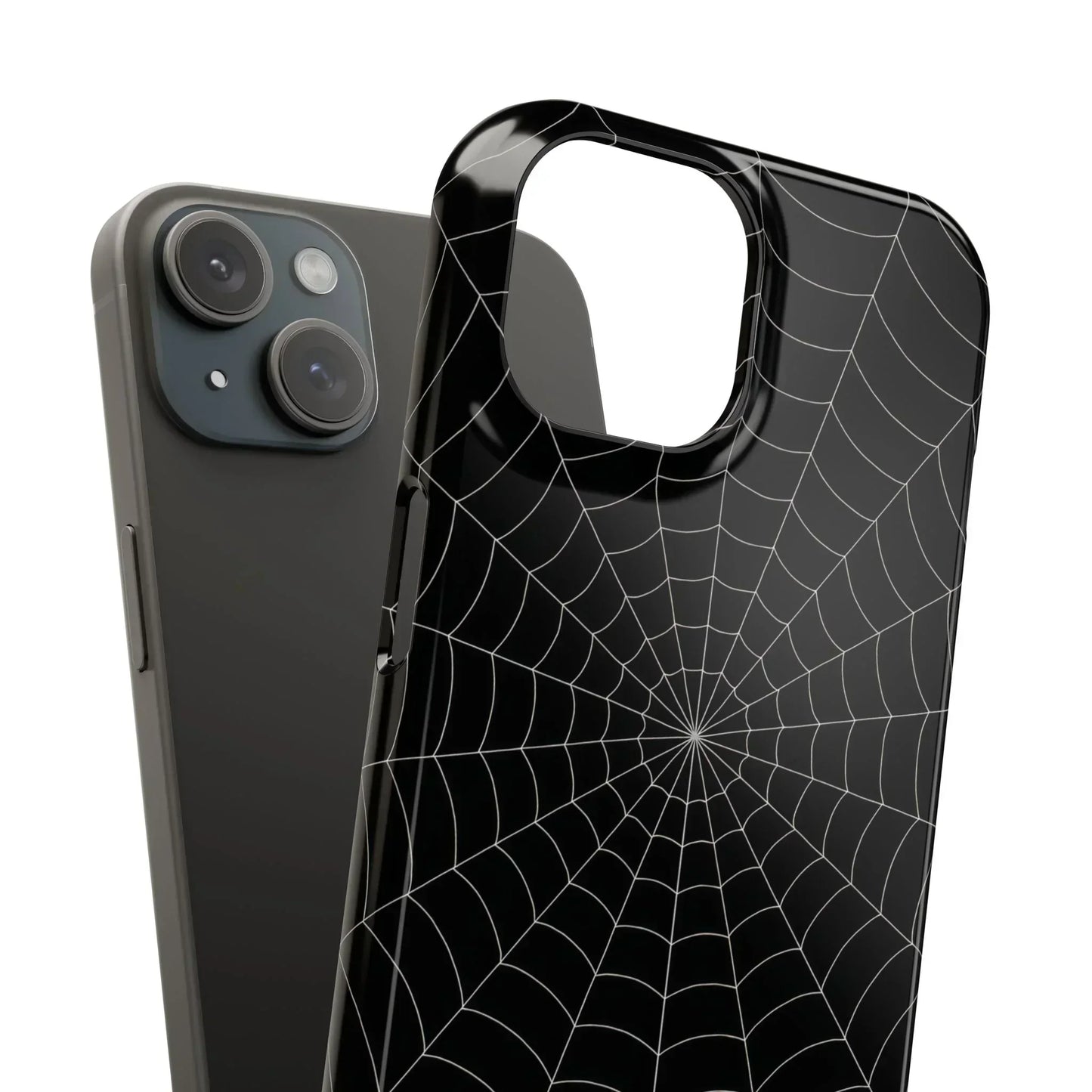 Spider Web Phone Case Slim Cases for iPhone 12-16 Models - KarArmDesign