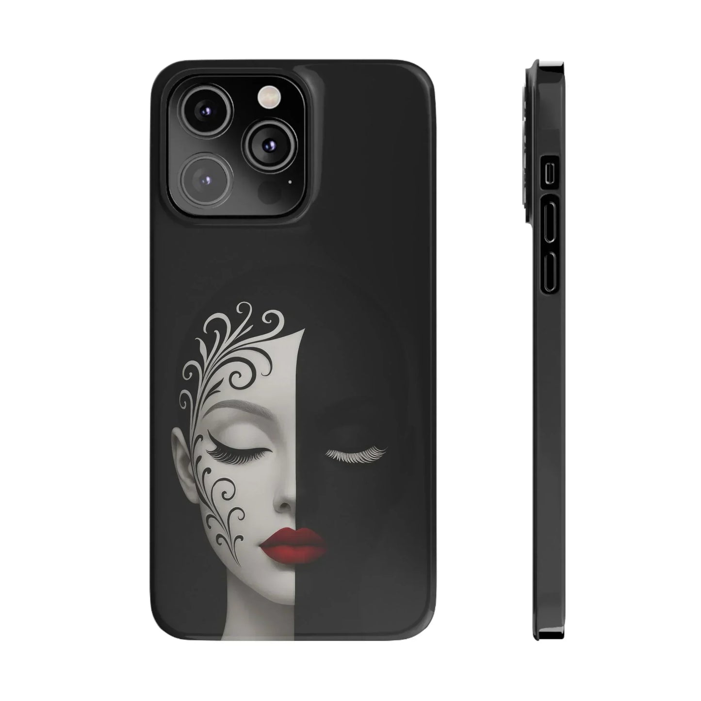 Artistic Head Design Phone Case for iPhone 7-16 Models - KarArmDesign