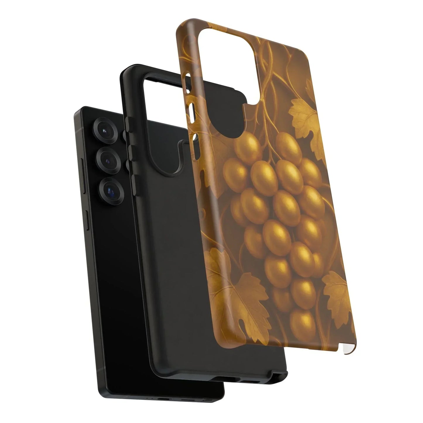 Golden Grapes Phone Case for Samsung Galaxy S10-S25 Models - KarArmDesign