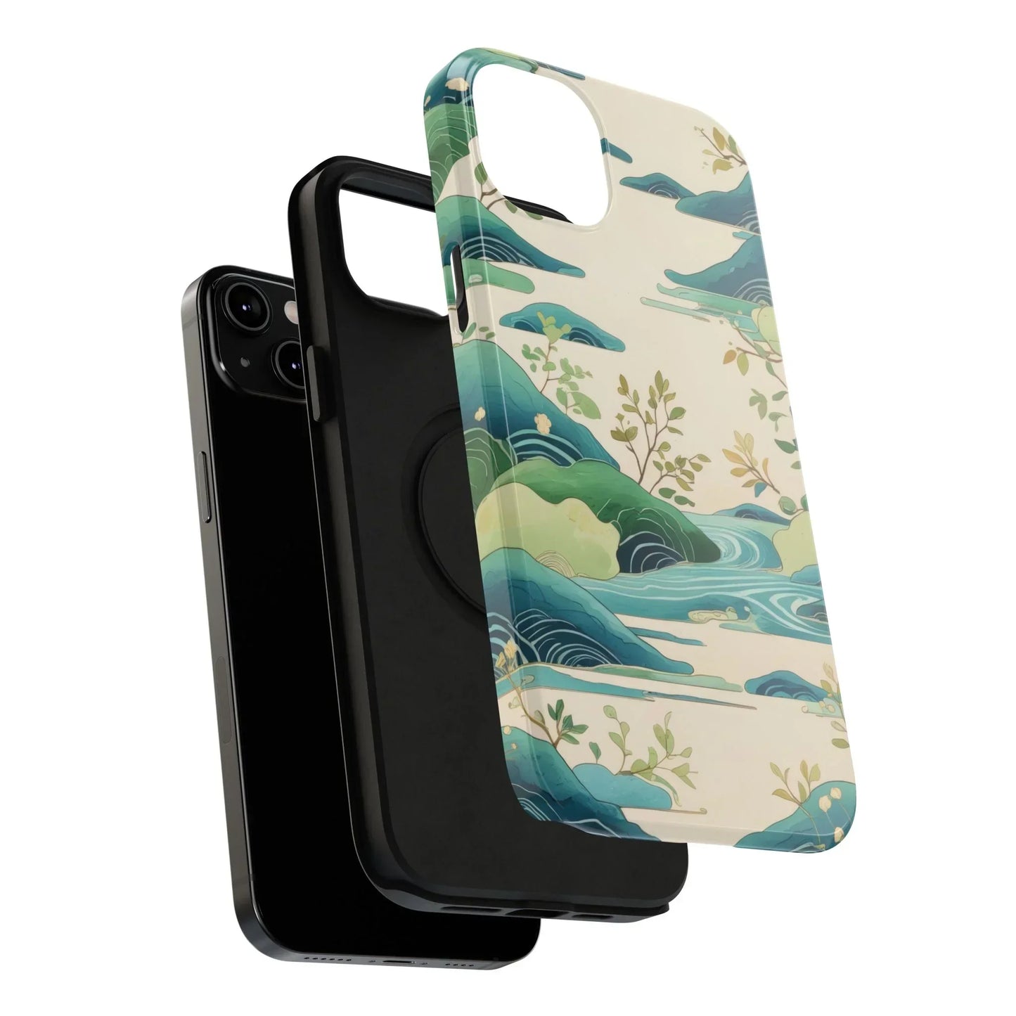 Nature Landscape Phone Case for iPhone 12-16 and Samsung Galaxy S21-S22 Models - KarArmDesign