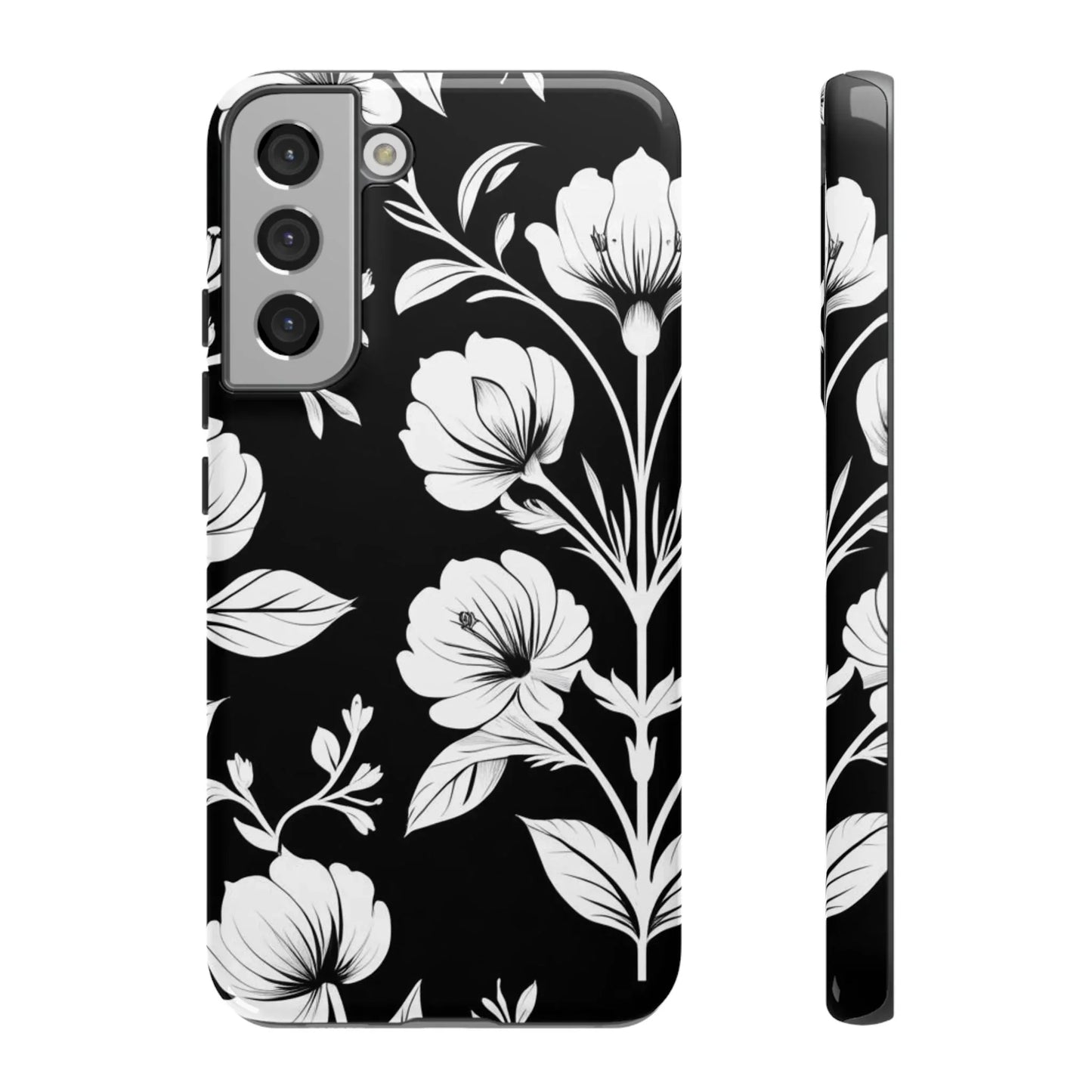 ElegantFloral Phone Case for Samsung Galaxy S10-S25 Models - KarArmDesign