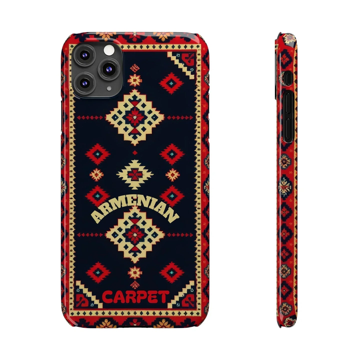 Armenian Carpet Pattern Traditional Ethnic Design Phone Case for iPhone 7-16 Models - KarArmDesign