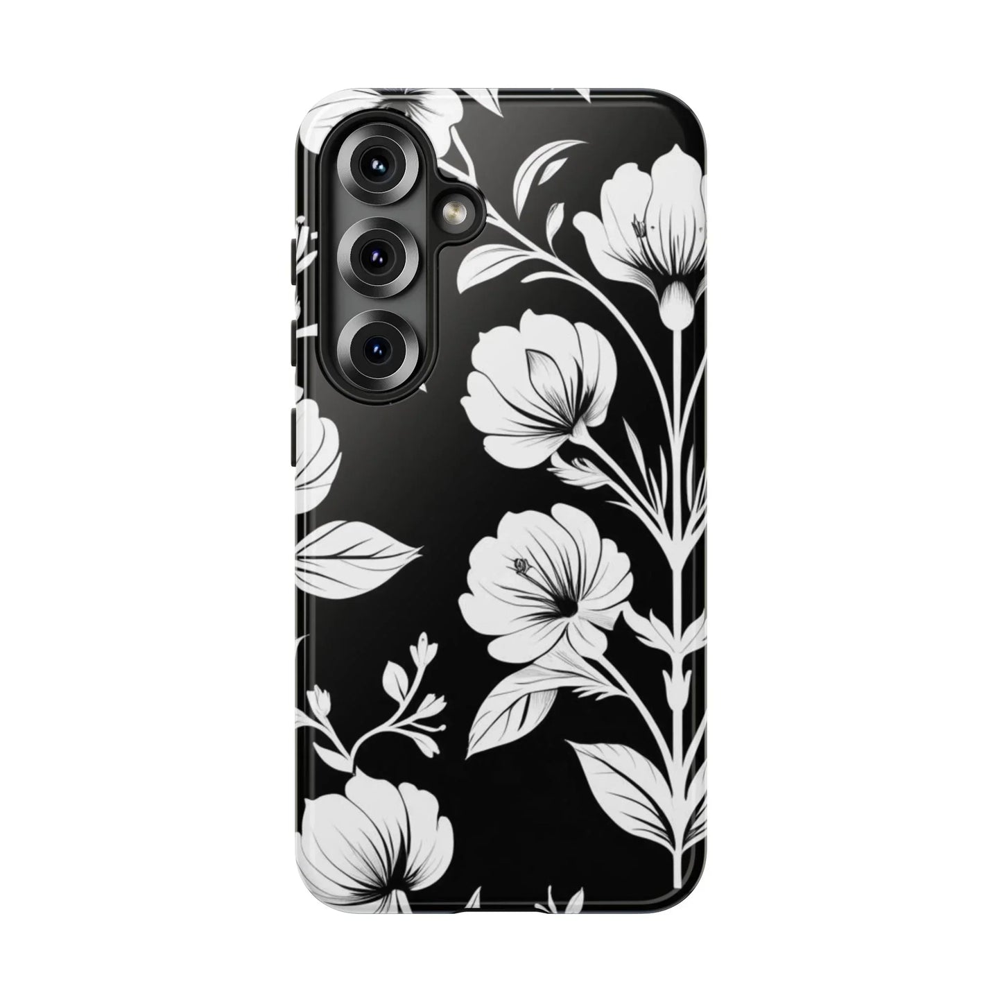 ElegantFloral Phone Case for Samsung Galaxy S10-S25 Models - KarArmDesign