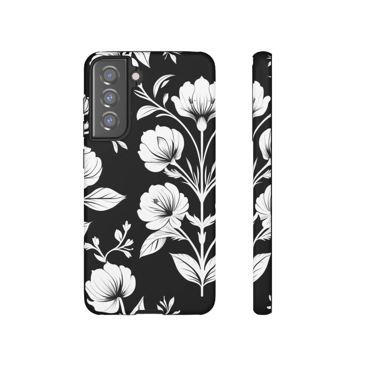 ElegantFloral Phone Case for Samsung Galaxy S10-S25 Models - KarArmDesign