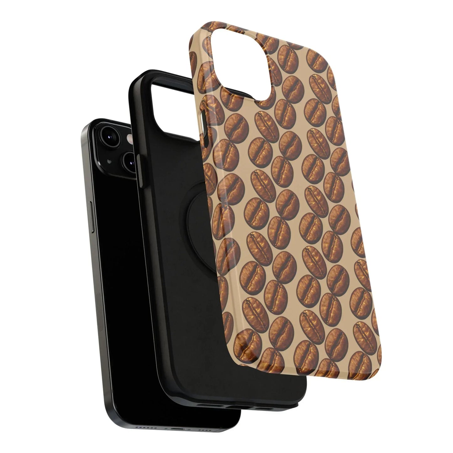Coffee Pattern Phone Case for iPhone and Samsung Galaxy - KarArmDesign