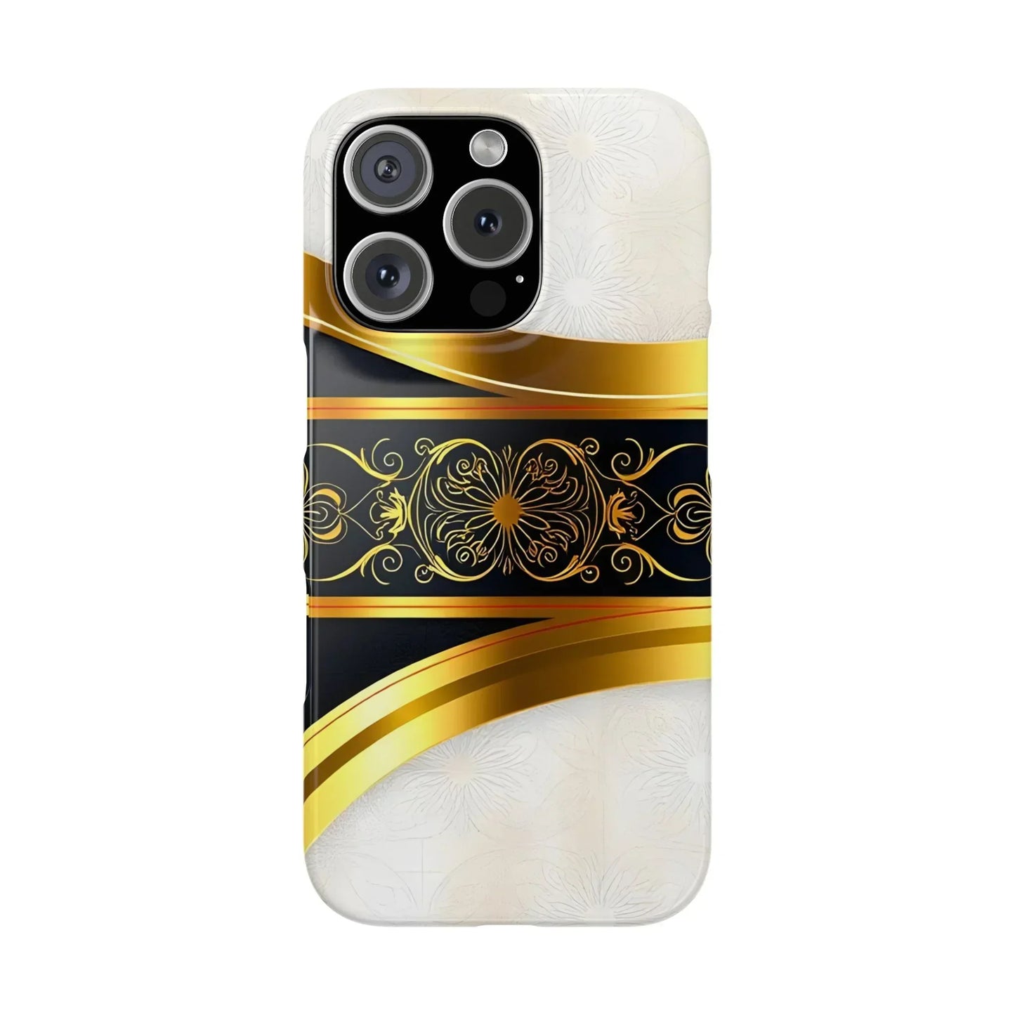 Baroque Gold Floral Phone Case for iPhone and Samsung - KarArmDesign
