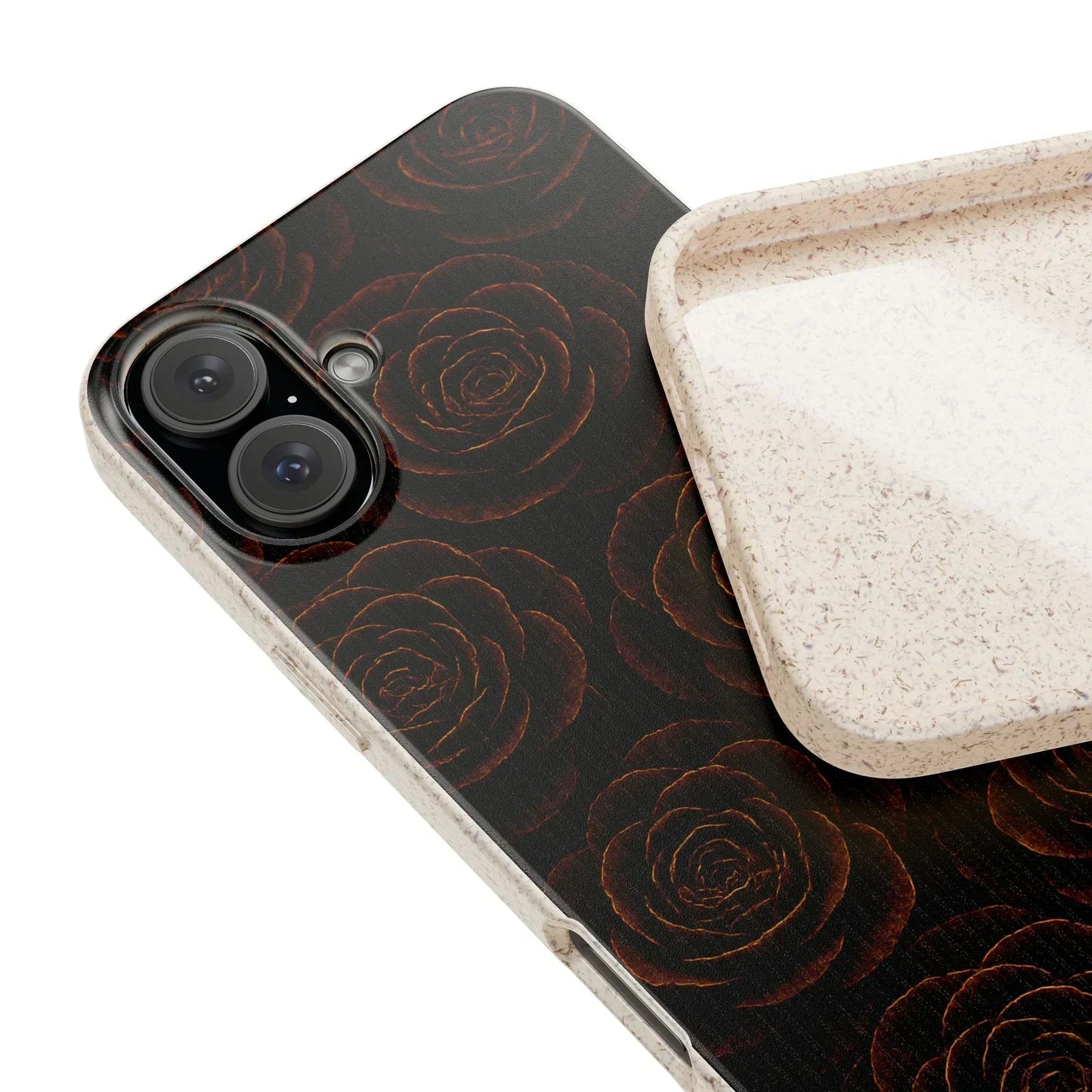 Wooden Roses Phone Case for iPhone 11-16 and Samsung Galaxy S20-S22 Models - KarArmDesign