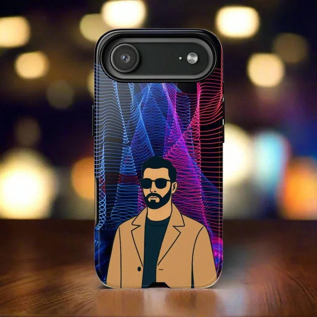 Bearded Style Phone Case for iPhone 11-17 and Samsung Galaxy S10-S25 Models - KarArmDesign