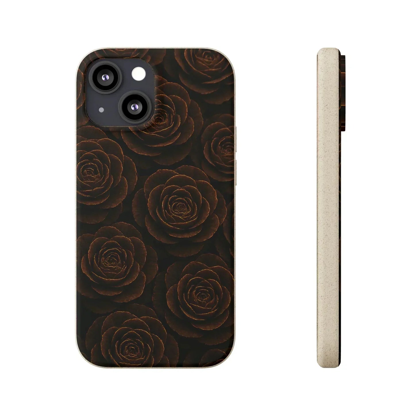 Wooden Roses Phone Case for iPhone 11-16 and Samsung Galaxy S20-S22 Models - KarArmDesign