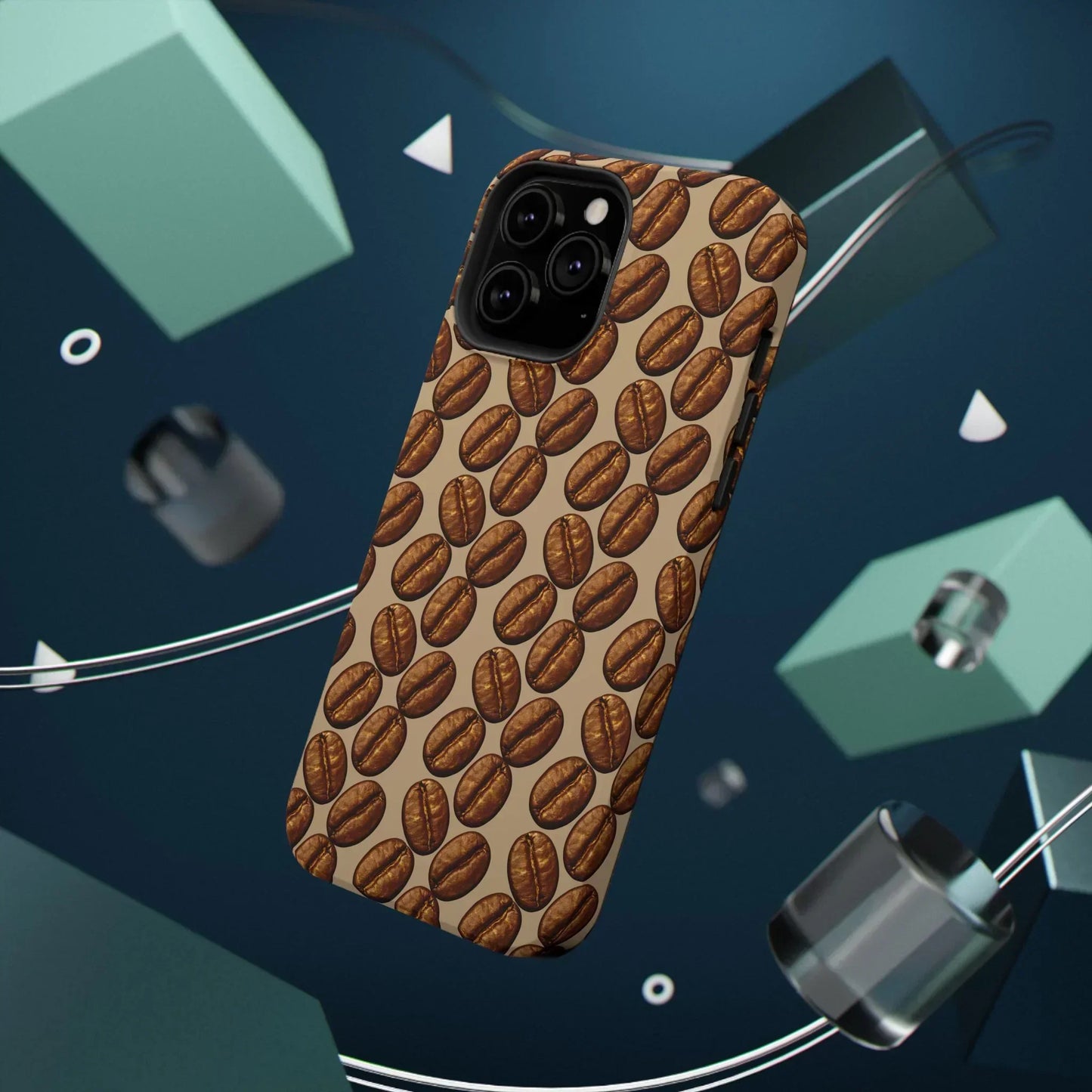 Coffee Pattern Phone Case for iPhone and Samsung Galaxy - KarArmDesign