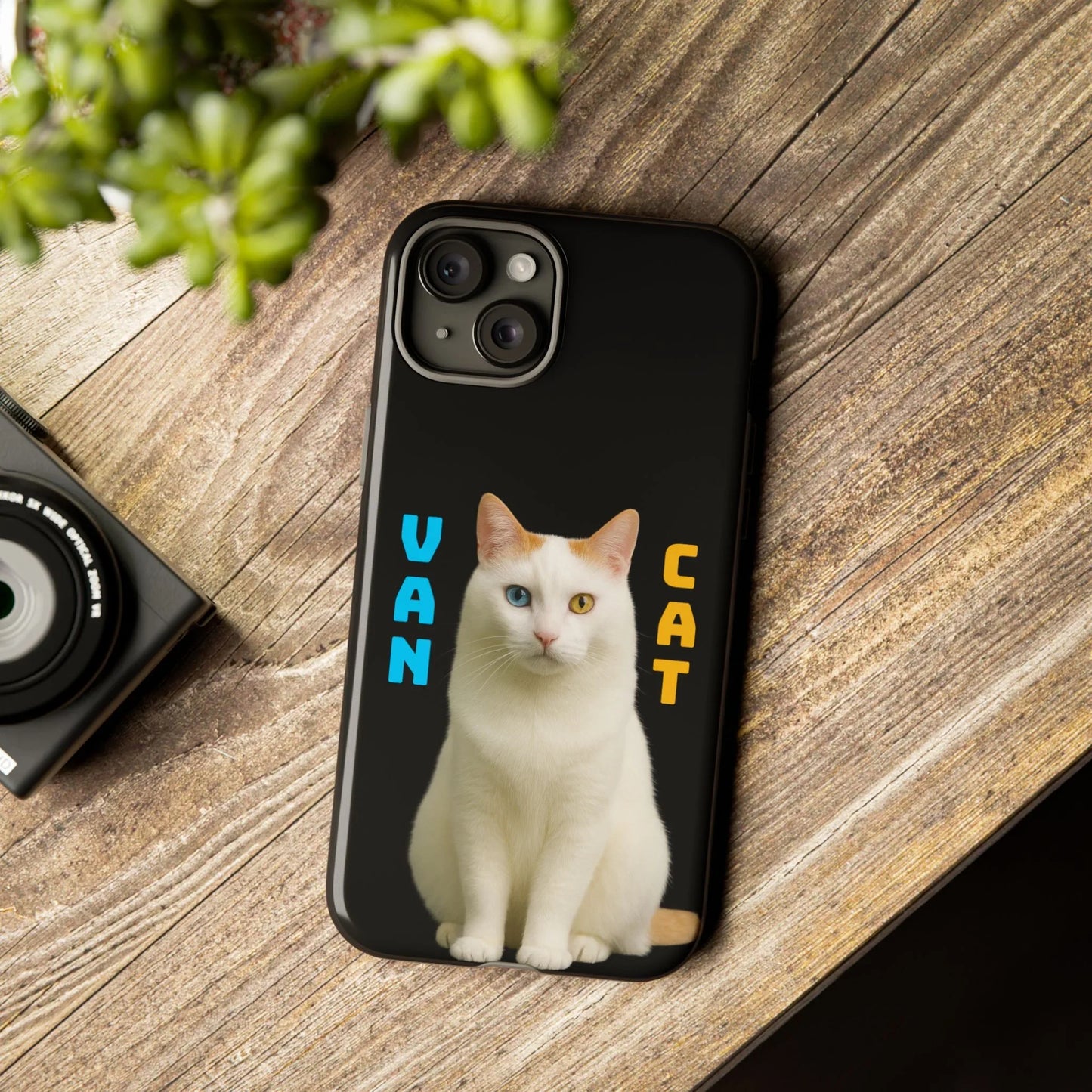 VAN CAT Phone Case for iPhone 8-16 and Samsung Galaxy S20-S25 Models