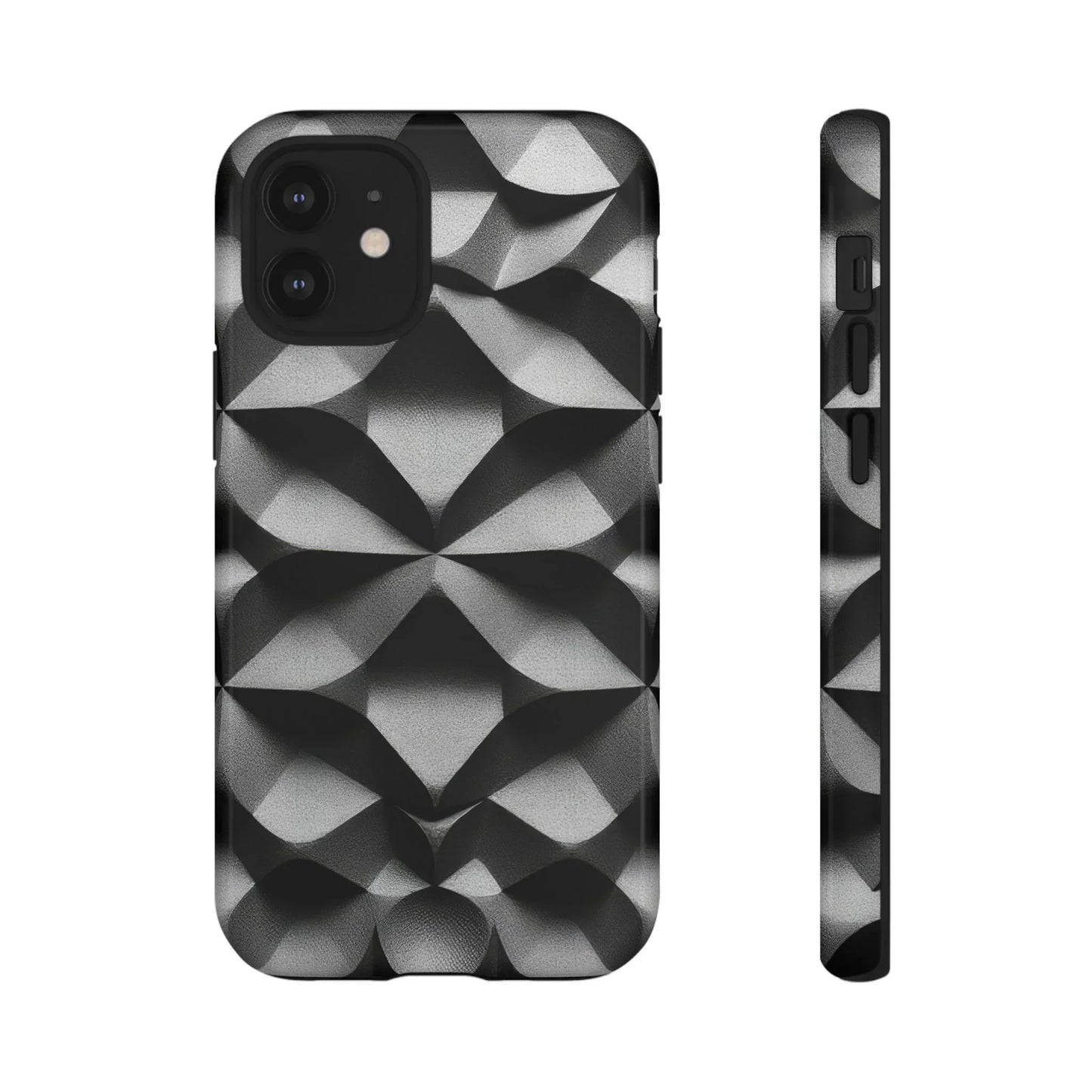 3D Geometric Phone Case for iPhone 8–16 Models - KarArmDesign