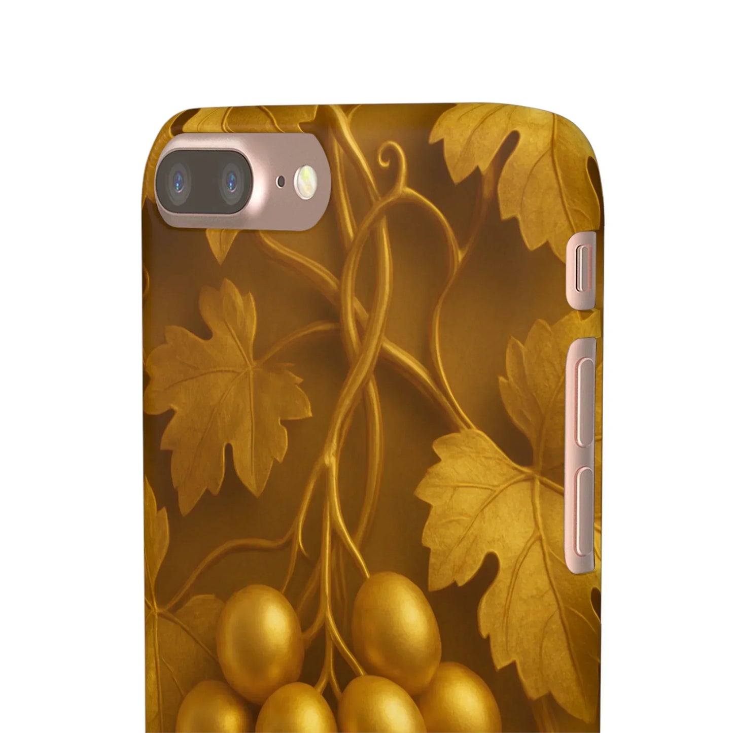 Golden Grapes Phone Case for iPhone 7–16 Models - KarArmDesign