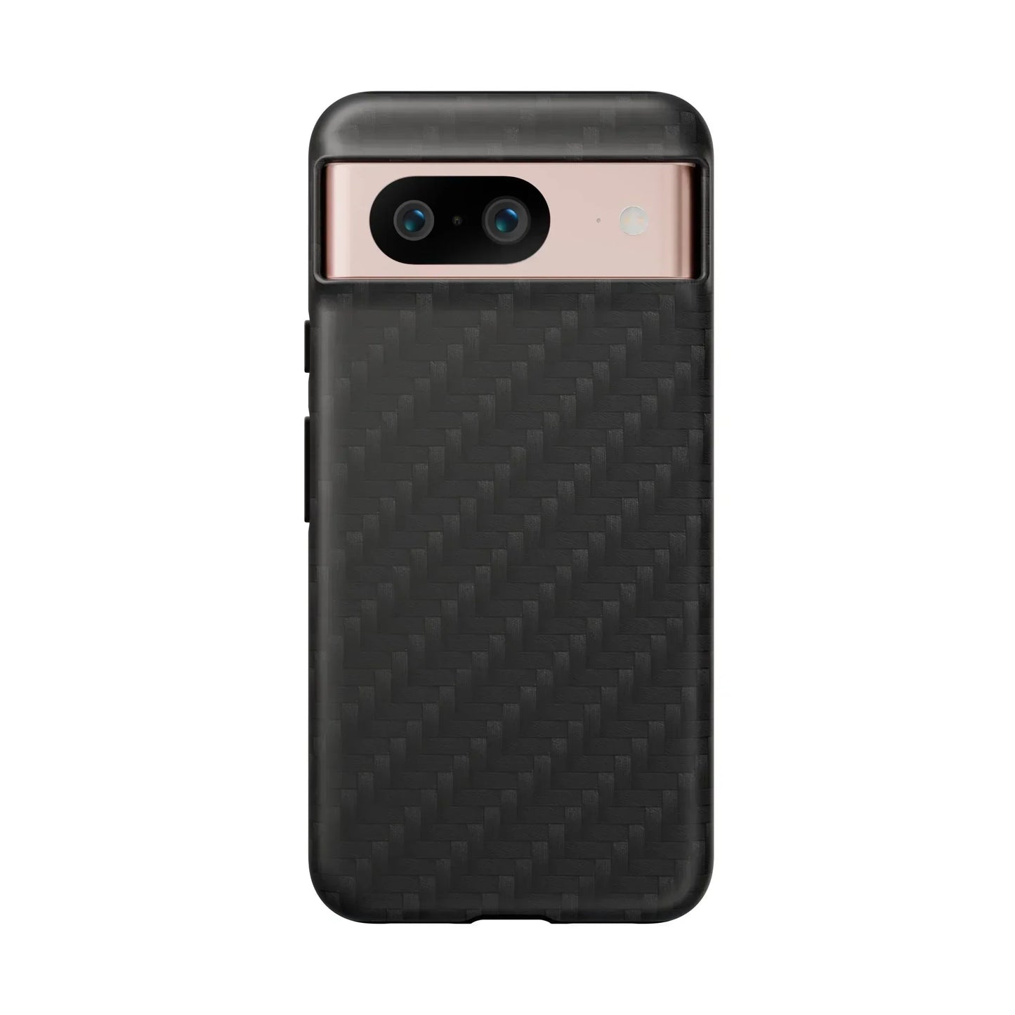 Black Carbon Phone Case Tough Case for iPhone 8-16 and Google Pixel up to 9 Models - KarArmDesign