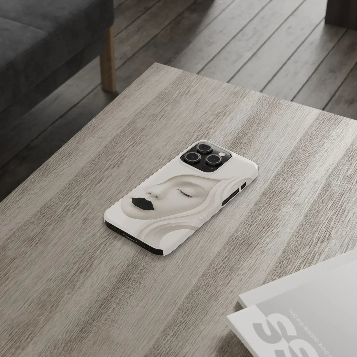 Minimalist Face Phone Case for iPhone 7-16 Models - KarArmDesign