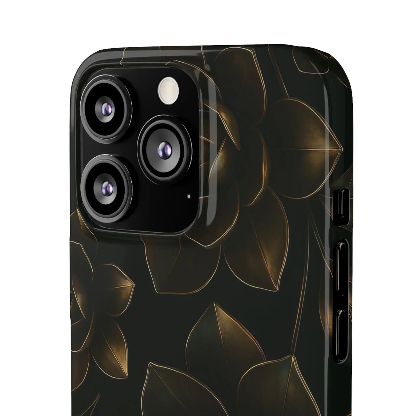 Metal Flower Phone Case for iPhone 7-16 and Galaxy S10-S24 Models - KarArmDesign