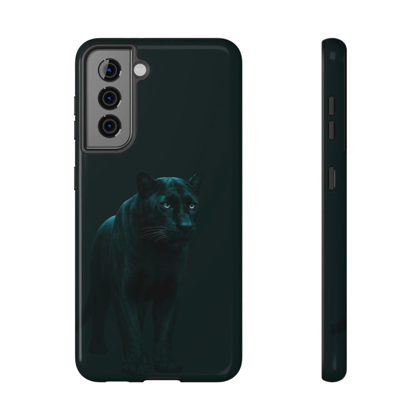Black Panther Phone Case for iPhone 12-16 and Samsung Galaxy S21-S22 Models - KarArmDesign