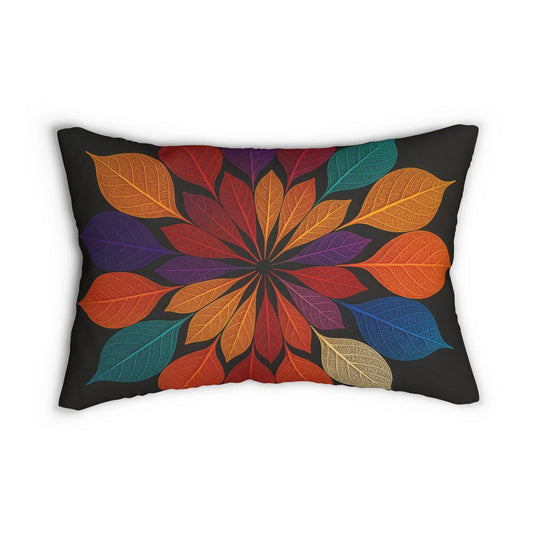 Seasons Leaf Lumbar Pillow - KarArmDesign