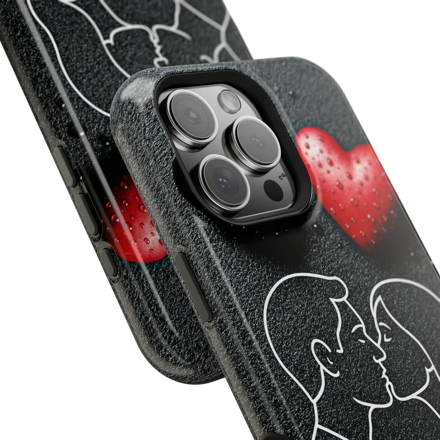 Midnight Kiss Phone Case for iPhone 13-16 Models - KarArmDesign