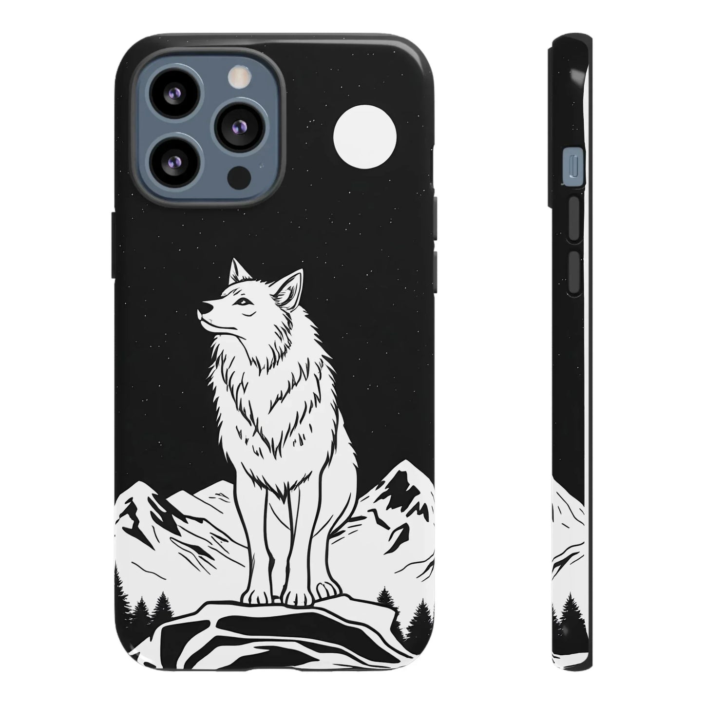 Majestic Wolf Phone Case for iPhone and Samsung Galaxy - KarArmDesign