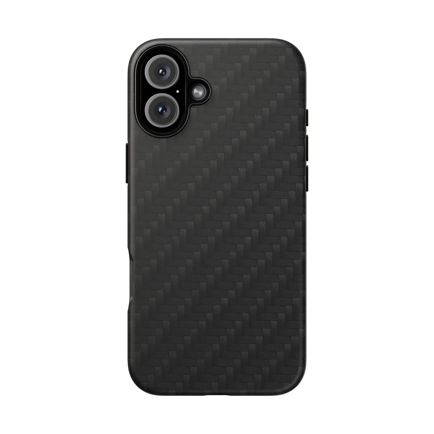 Black Carbon Phone Case Tough Case for iPhone 8-16 and Google Pixel up to 9 Models - KarArmDesign