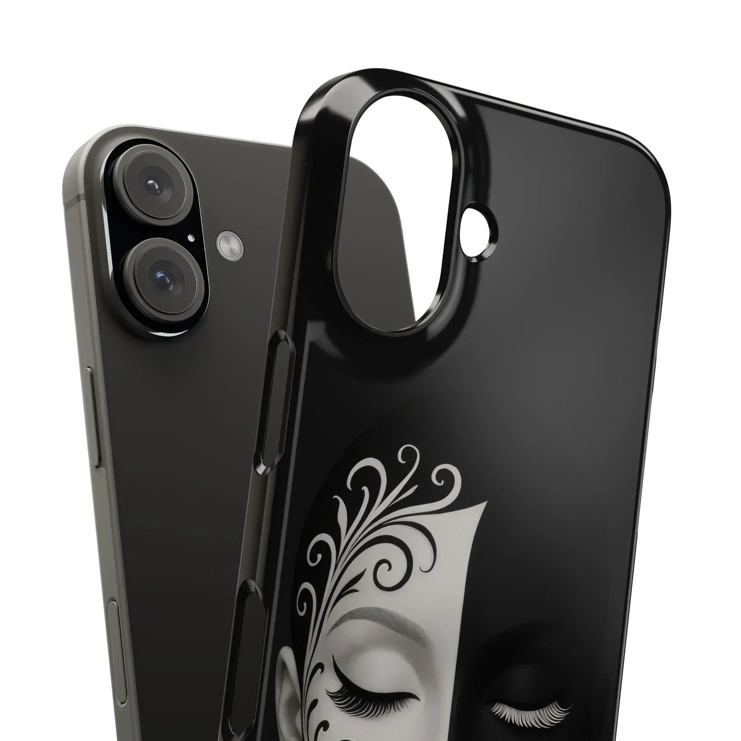 Artistic Head Design Phone Case for iPhone 7-16 Models - KarArmDesign