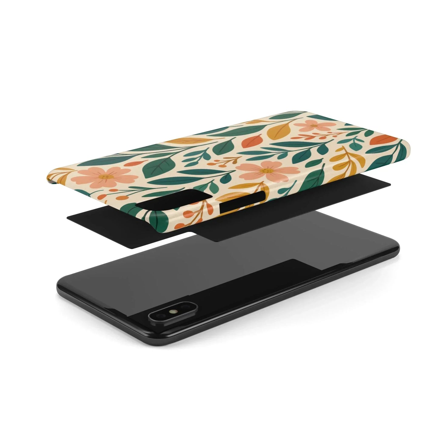 Floral Harmony Phone Case for iPhone 7-16 Models - KarArmDesign