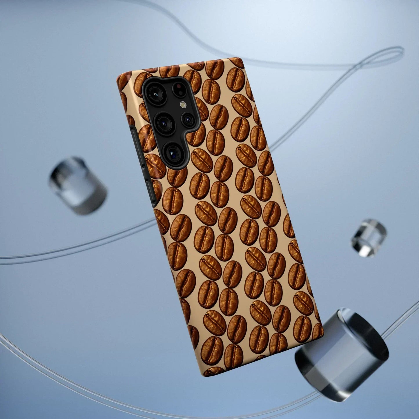 Coffee Pattern Phone Case for iPhone and Samsung Galaxy - KarArmDesign