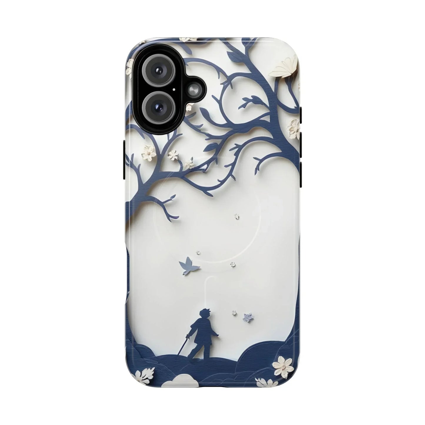 Nature Silhouette Phone Case for iPhone 14-16 Models - KarArmDesign