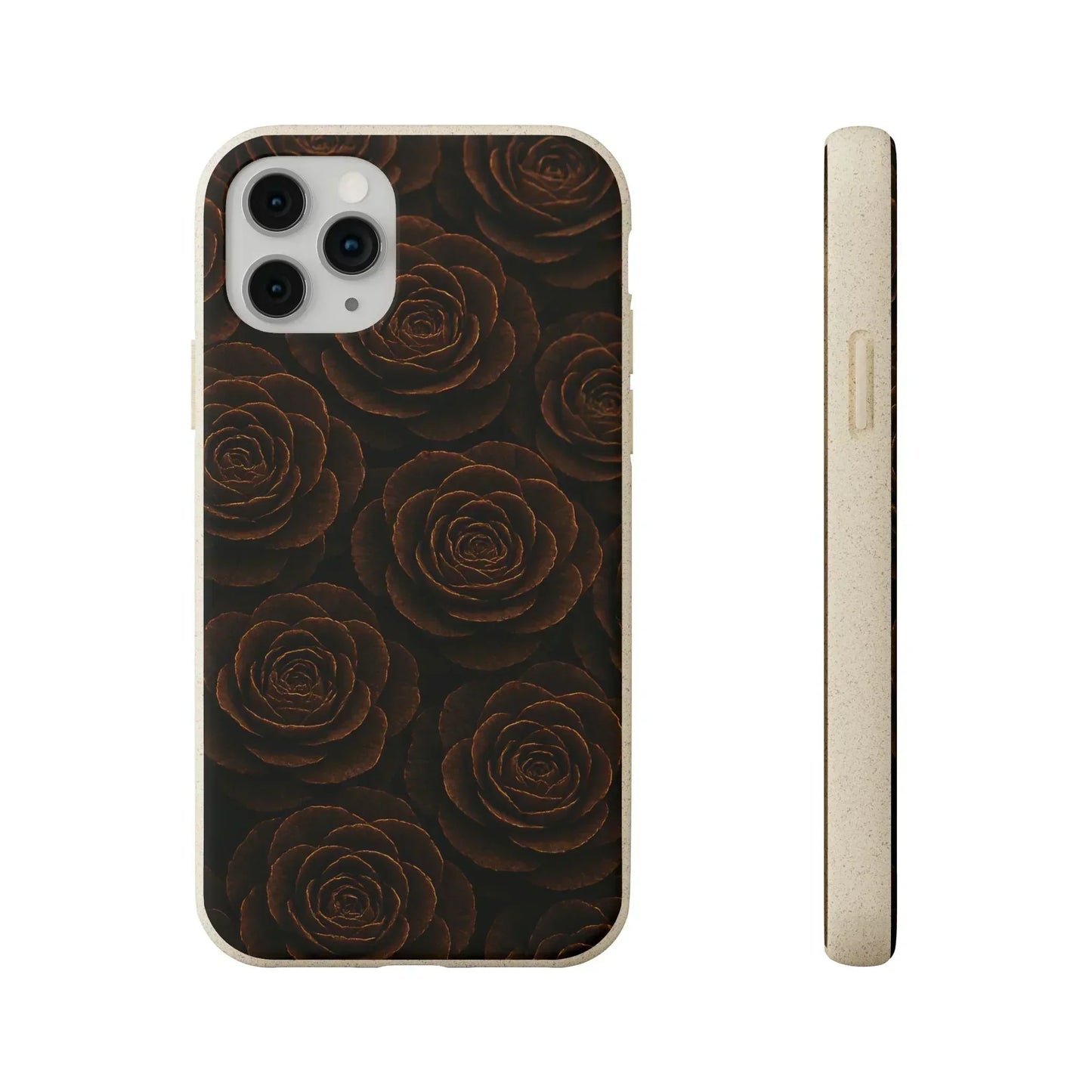 Wooden Roses Phone Case for iPhone 11-16 and Samsung Galaxy S20-S22 Models - KarArmDesign