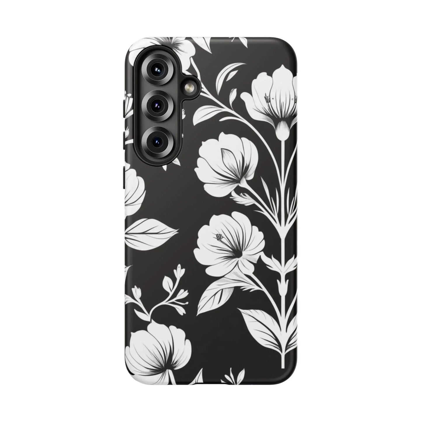 ElegantFloral Phone Case for Samsung Galaxy S10-S25 Models - KarArmDesign