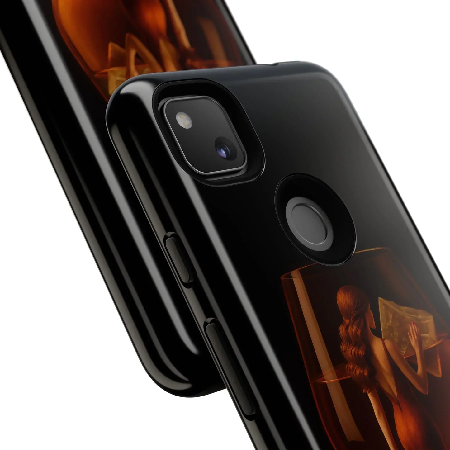 Elegant Midnight Lady Phone Case for iPhone 8-16 and Google Pixel up to 9 Models - KarArmDesign