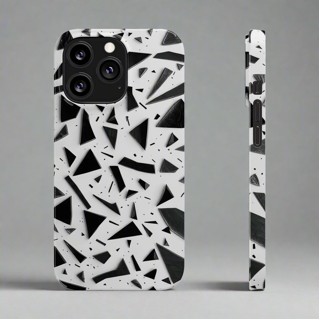 Abstract Slim Phone Case for iPhone 7 to 16 Models - KarArmDesign