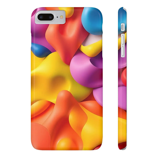 Vibrant Abstract Color Phone Case for iPhone 7-16 Models - KarArmDesign