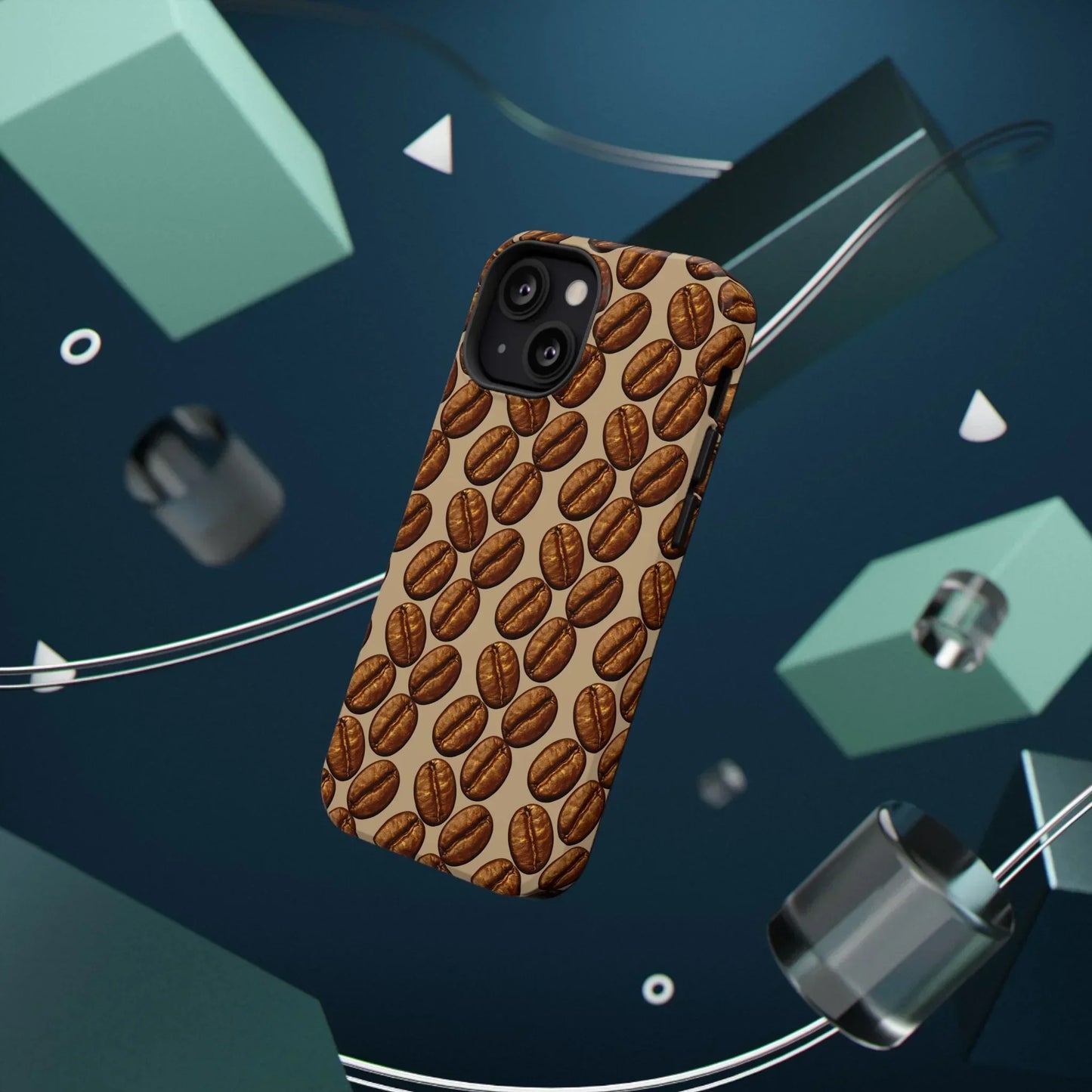 Coffee Pattern Phone Case for iPhone and Samsung Galaxy - KarArmDesign