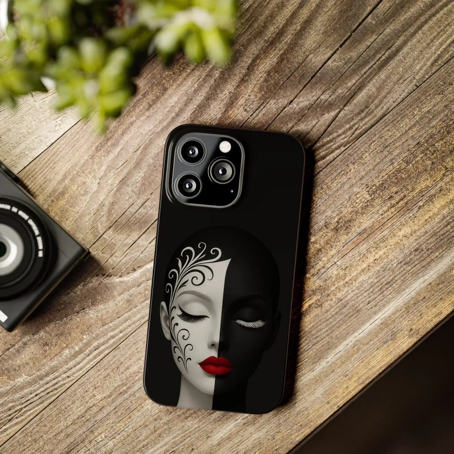 Artistic Head Design Phone Case for iPhone 7-16 Models - KarArmDesign